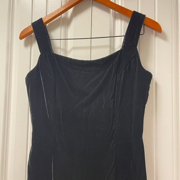 Scott McClintock Sleeveless Velvet Dress Black – 10P - Picture 2 of 12